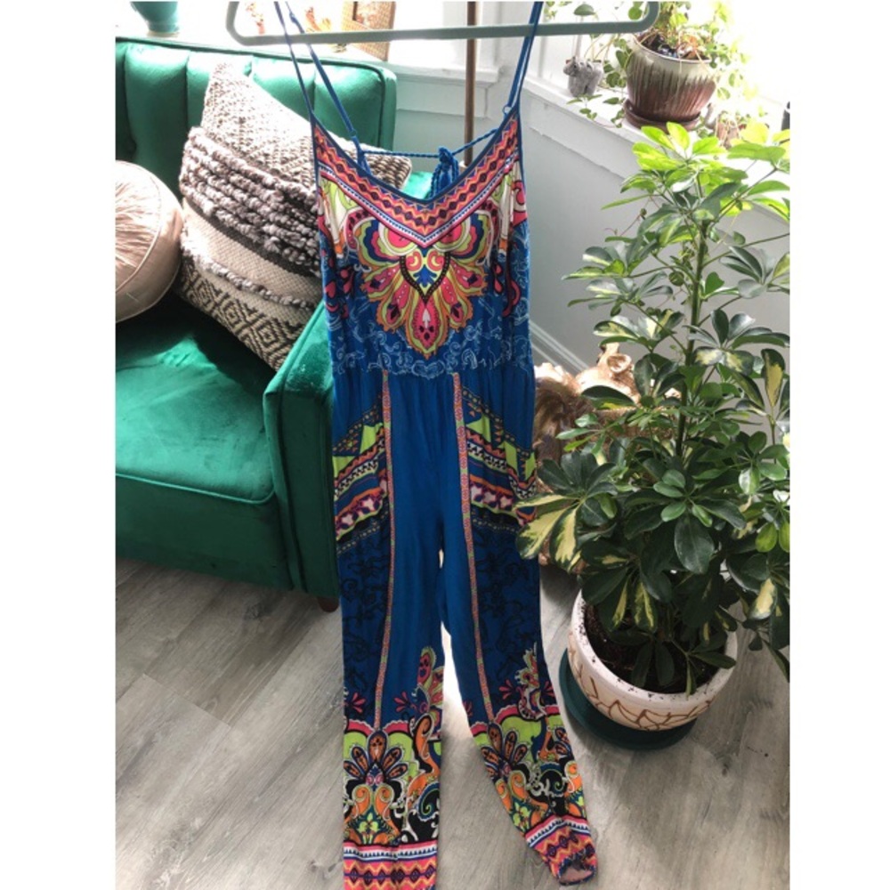 Flying Tomato+Paisley Jumpsuit+ Neon Multicolored